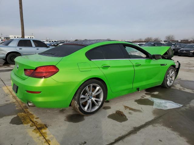 WBA6A0C52ED317256 - 2014 BMW 640 I GRAN COUPE GREEN photo 3