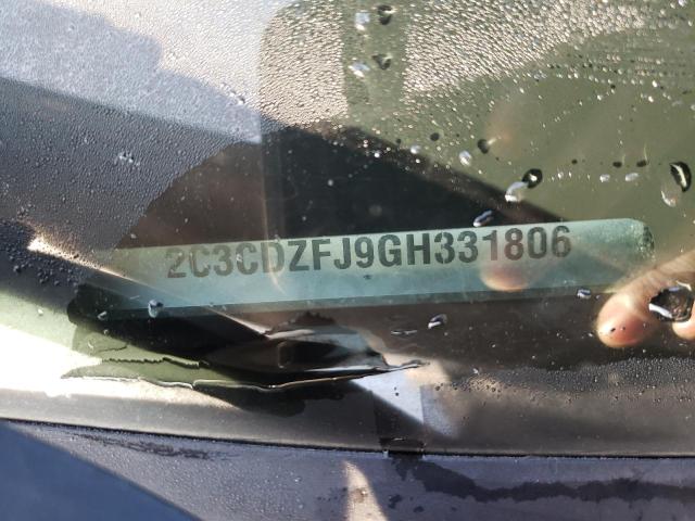 2C3CDZFJ9GH331806 - 2016 DODGE CHALLENGER R/T SCAT PACK CHARCOAL photo 12