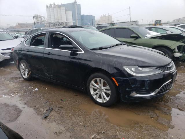 1C3CCCAB7FN556120 - 2015 CHRYSLER 200 LIMITED BLACK photo 4