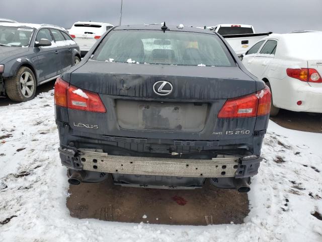 JTHCK262882026677 - 2008 LEXUS IS 250 BLACK photo 6