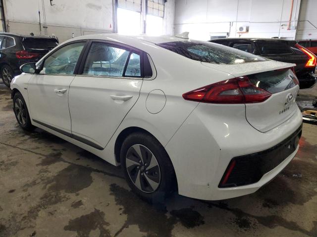 KMHC75LC2HU019726 - 2017 HYUNDAI IONIQ SEL WHITE photo 2