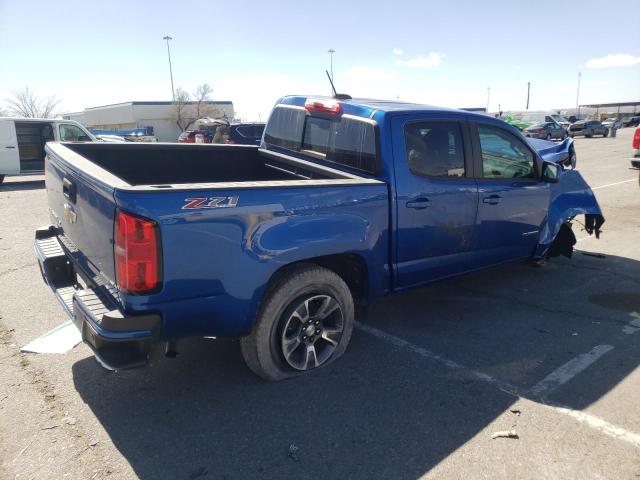 1GCGTDEN9K1104145 - 2019 CHEVROLET COLORADO Z71 BLUE photo 3