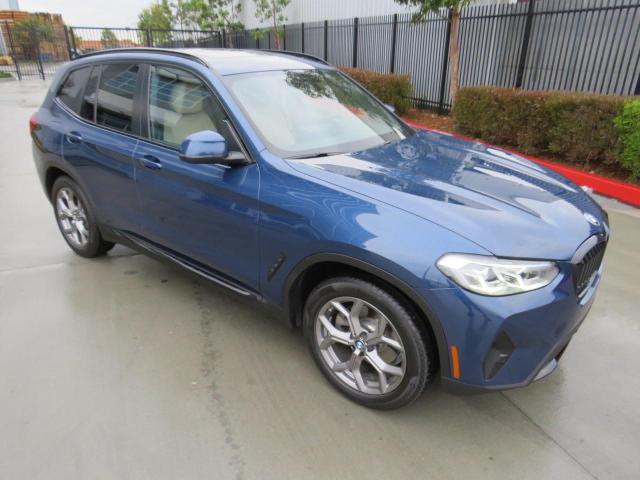 WBX57DP04NN143139 - 2022 BMW X3 XDRIVE30I BLUE photo 1