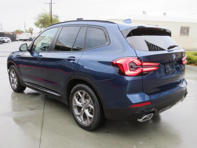 WBX57DP04NN143139 - 2022 BMW X3 XDRIVE30I BLUE photo 4