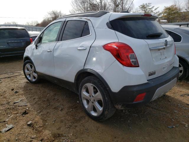 KL4CJASB1GB645246 - 2016 BUICK ENCORE WHITE photo 2