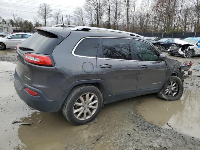 1C4PJMDS6GW193244 - 2016 JEEP CHEROKEE LIMITED GRAY photo 3