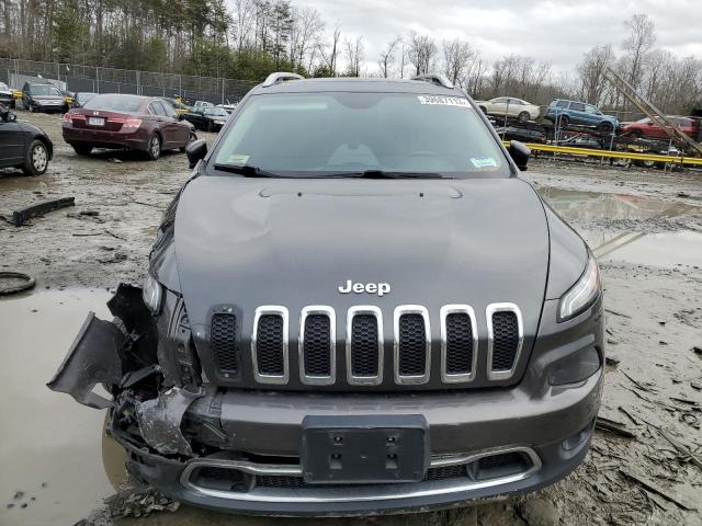 1C4PJMDS6GW193244 - 2016 JEEP CHEROKEE LIMITED GRAY photo 5