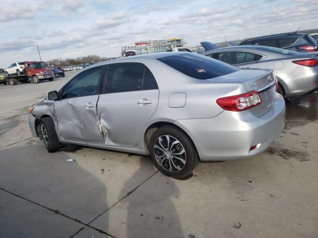 2T1BU4EEXCC851080 - 2012 TOYOTA COROLLA BASE SILVER photo 2