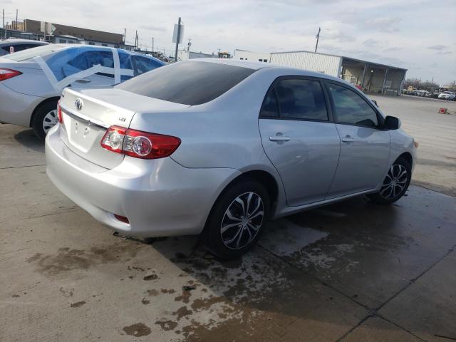 2T1BU4EEXCC851080 - 2012 TOYOTA COROLLA BASE SILVER photo 3