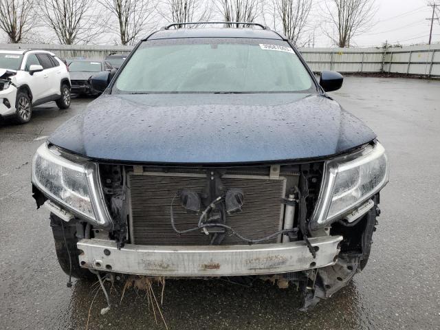 5N1AR2MM1EC645227 - 2014 NISSAN PATHFINDER S BLUE photo 5