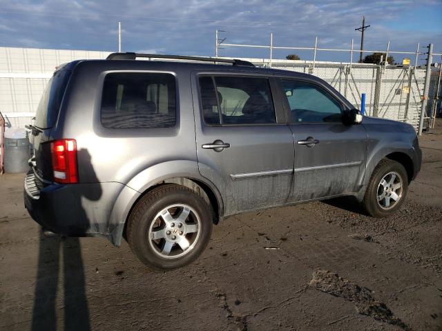 5FNYF4H87AB039836 - 2010 HONDA PILOT TOURING GRAY photo 3