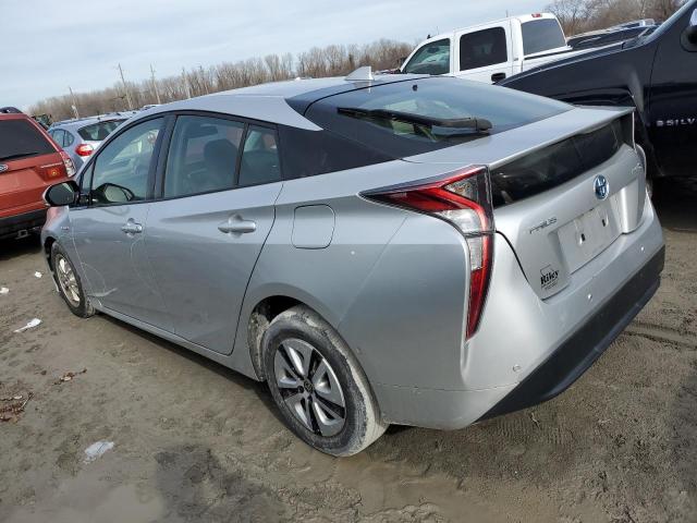 JTDKBRFUXH3048679 - 2017 TOYOTA PRIUS SILVER photo 2