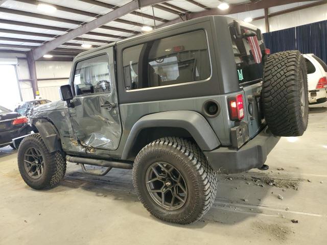 1C4AJWAG6EL156517 - 2014 JEEP WRANGLER SPORT GRAY photo 2