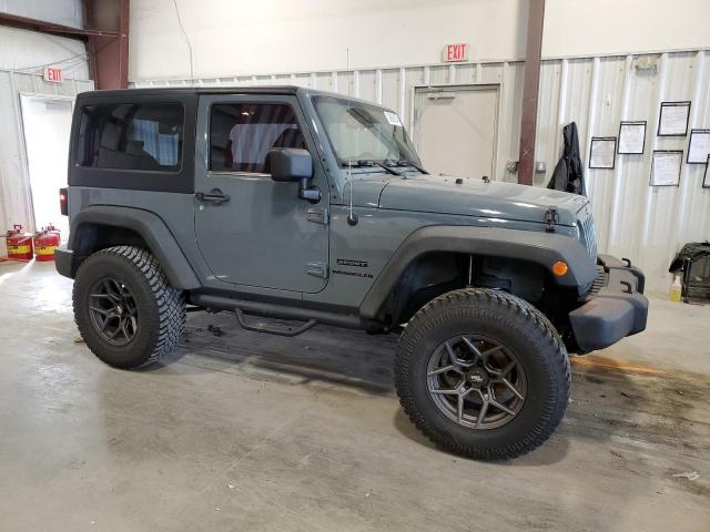 1C4AJWAG6EL156517 - 2014 JEEP WRANGLER SPORT GRAY photo 4