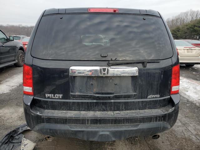 5FNYF4H63CB022632 - 2012 HONDA PILOT EXL BLACK photo 6