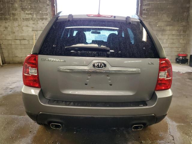 KNDJF724897629005 - 2009 KIA SPORTAGE LX GRAY photo 6