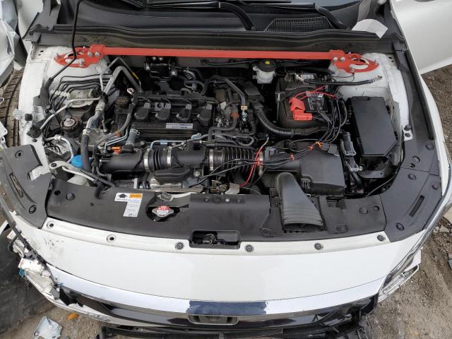 1HGCV1F16KA003746 - 2019 HONDA ACCORD LX WHITE photo 11