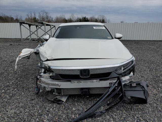 1HGCV1F16KA003746 - 2019 HONDA ACCORD LX WHITE photo 5