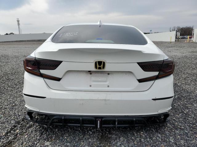 1HGCV1F16KA003746 - 2019 HONDA ACCORD LX WHITE photo 6