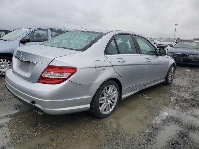 WDDGF81X29R064496 - 2009 MERCEDES-BENZ C 300 4MATIC SILVER photo 3