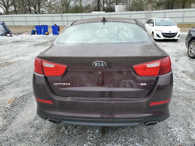 5XXGM4A71FG452553 - 2015 KIA OPTIMA LX BURGUNDY photo 6