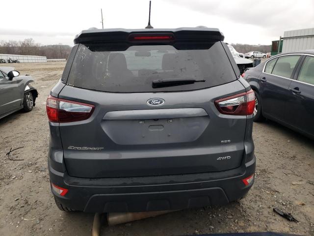 MAJ6S3JLXLC327402 - 2020 FORD ECOSPORT SES GRAY photo 6