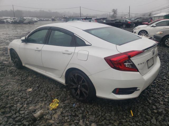 2HGFC2F80KH539437 - 2019 HONDA CIVIC SPORT WHITE photo 2