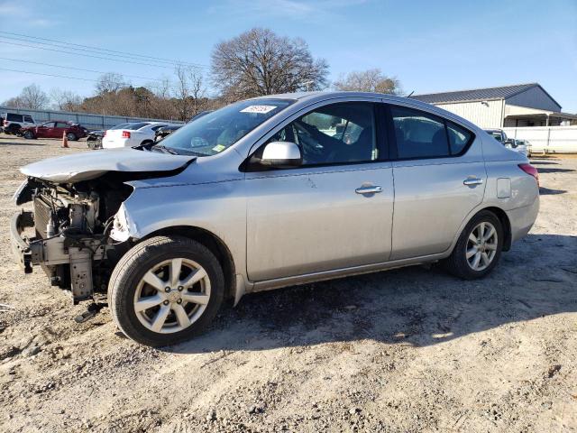 3N1CN7AP7EL812346 - 2014 NISSAN VERSA S SILVER photo 1