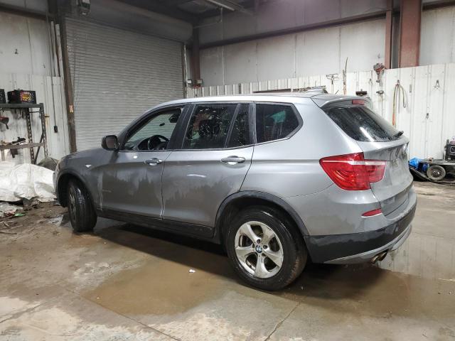 5UXWX5C55CL727825 - 2012 BMW X3 XDRIVE28I GRAY photo 2