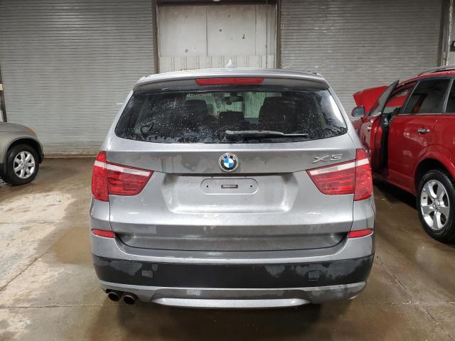 5UXWX5C55CL727825 - 2012 BMW X3 XDRIVE28I GRAY photo 6