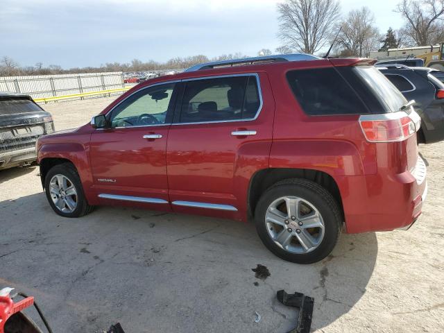 2GKALYEK2D6113485 - 2013 GMC TERRAIN DENALI RED photo 2