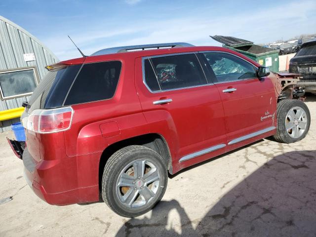 2GKALYEK2D6113485 - 2013 GMC TERRAIN DENALI RED photo 3