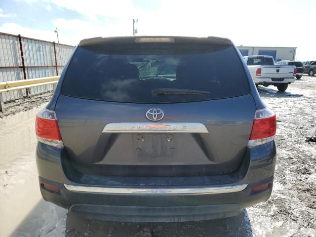 5TDZA3EH3DS043576 - 2013 TOYOTA HIGHLANDER BASE CHARCOAL photo 6