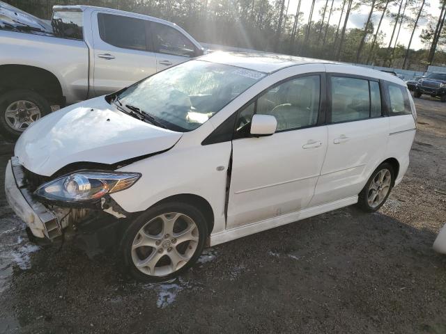 JM1CR293X80322426 - 2008 MAZDA MAZDA 5 WHITE photo 1