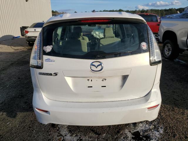 JM1CR293X80322426 - 2008 MAZDA MAZDA 5 WHITE photo 6