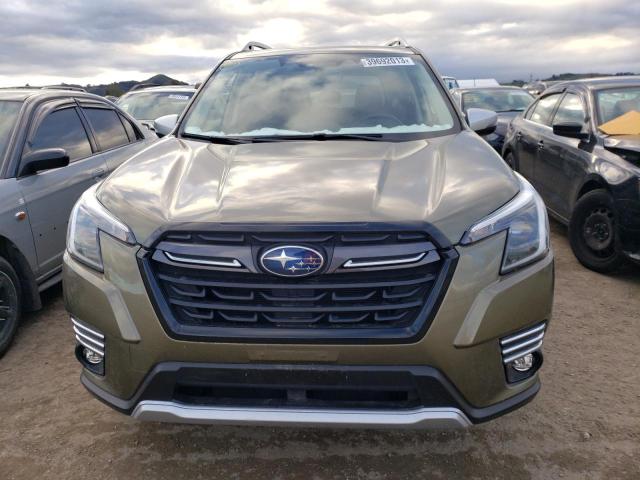 JF2SKARCXNH460282 - 2022 SUBARU FORESTER TOURING 绿色 照片 5