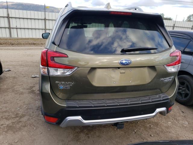 JF2SKARCXNH460282 - 2022 SUBARU FORESTER TOURING 绿色 照片 6