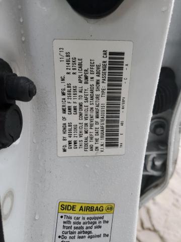 19UUA8F57EA005151 - 2014 ACURA TL TECH WHITE photo 12