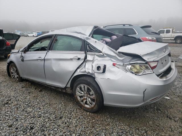 5NPEB4AC9CH430424 - 2012 HYUNDAI SONATA GLS SILVER photo 2