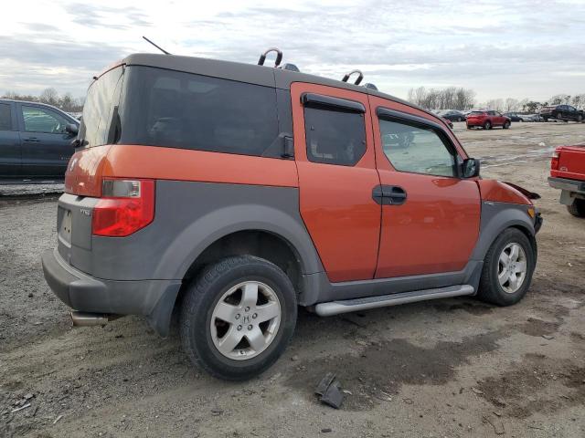 5J6YH28573L037082 - 2003 HONDA ELEMENT EX ORANGE photo 3