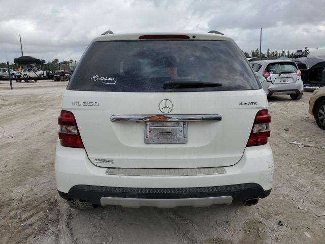 4JGBB86E38A382398 - 2008 MERCEDES-BENZ ML 350 WHITE photo 6