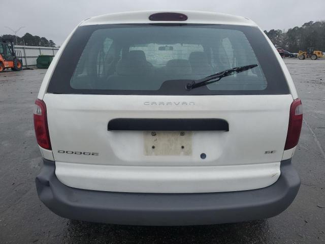 1D4GP25333B240910 - 2003 DODGE CARAVAN SE WHITE photo 6