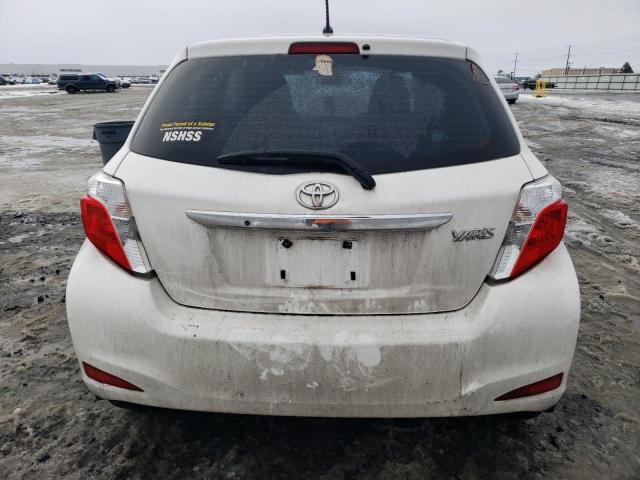 JTDJTUD32ED587888 - 2014 TOYOTA YARIS WHITE photo 6