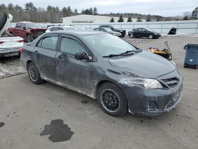 2T1BU4EE1BC545481 - 2011 TOYOTA COROLLA BASE GRAY photo 4