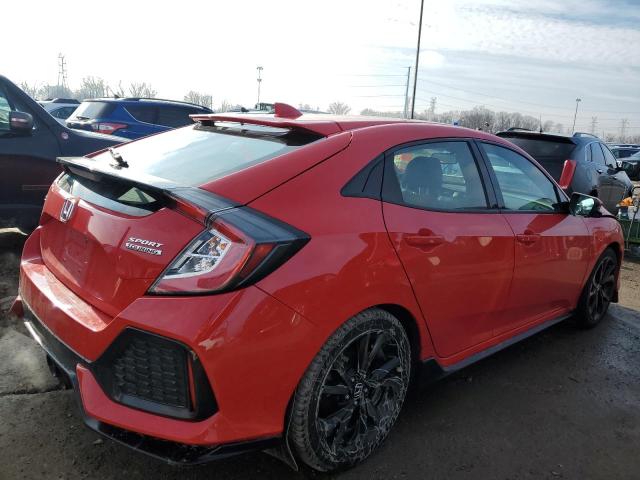 SHHFK7H9XHU220743 - 2017 HONDA CIVIC SPORT TOURING RED photo 3