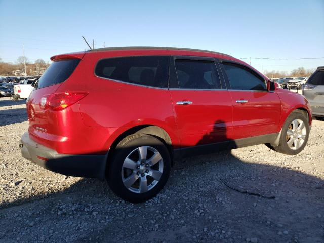 1GNKRGEDXCJ188017 - 2012 CHEVROLET TRAVERSE LT RED photo 3