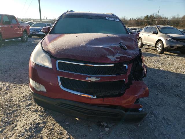 1GNKRGEDXCJ188017 - 2012 CHEVROLET TRAVERSE LT RED photo 5