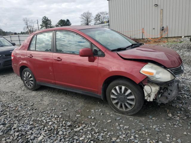 3N1BC1AP1AL419743 - 2010 NISSAN VERSA S RED photo 4