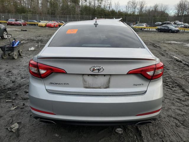 5NPE34AF1HH561927 - 2017 HYUNDAI SONATA SPORT SILVER photo 6