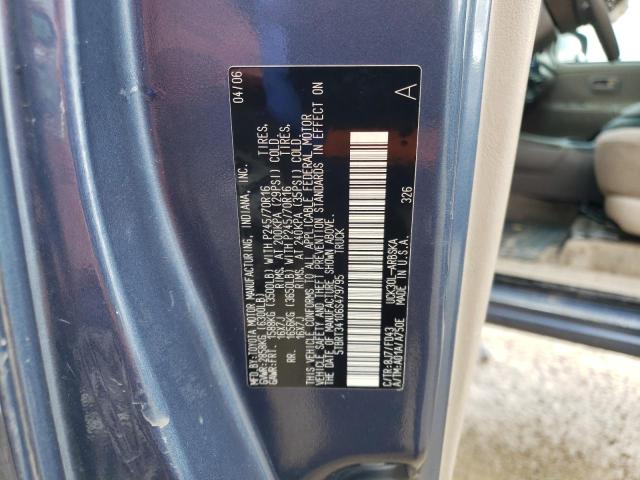 5TBRT34106S479795 - 2006 TOYOTA TUNDRA ACCESS CAB SR5 BLUE photo 12